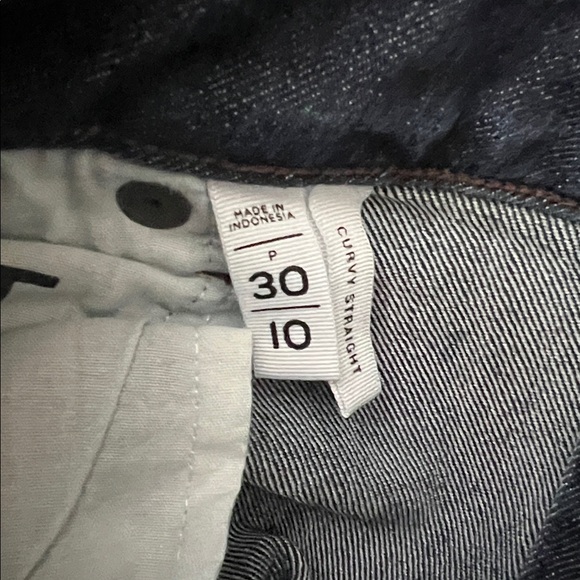 Ann Taylor Loft Womens Jeans Pants, Curvy Straight, Size 10 / 30 - Picture 6 of 6